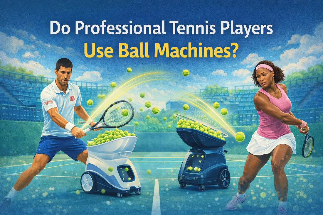 Do Professional Tennis Players Use Ball Machines
