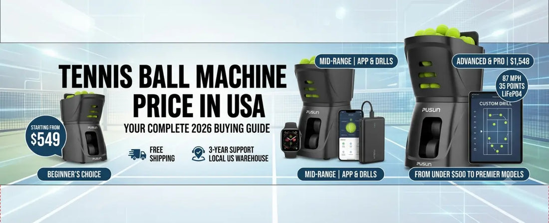 Tennis Ball Machine Price in USA  Complete 2026 Buying Guide