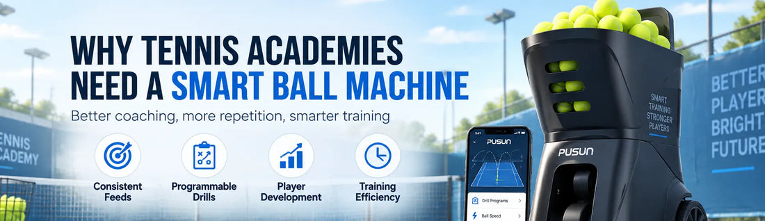 Why Every Tennis Academy Should Invest in a Smart Tennis Ball Machine