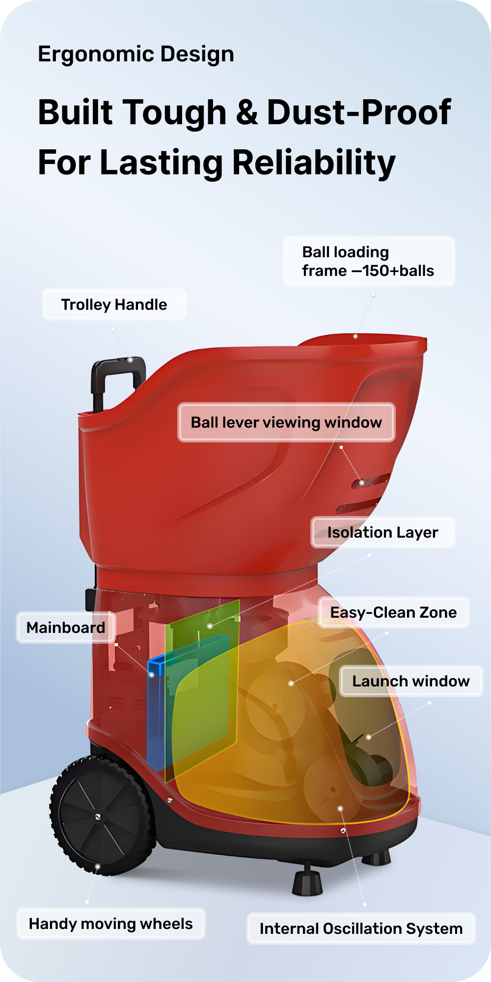 PT-9001 Tennis Ball Machine