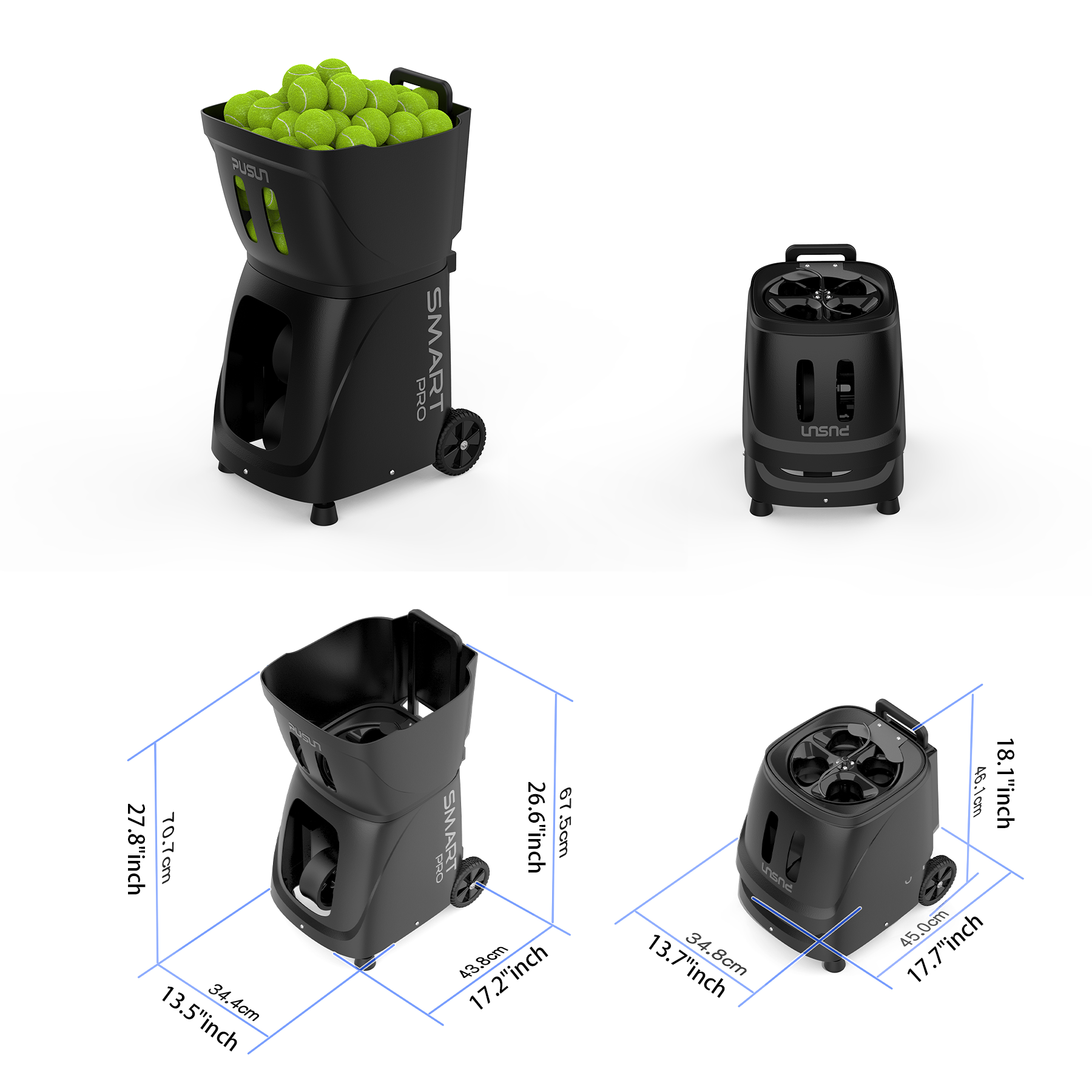 PT-Smart Pro Tennis Ball Machine