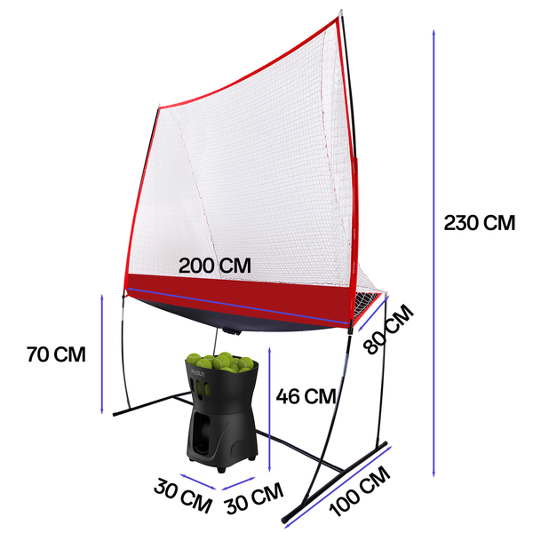 PT-Mini Pro Tennis Ball Machine with return net