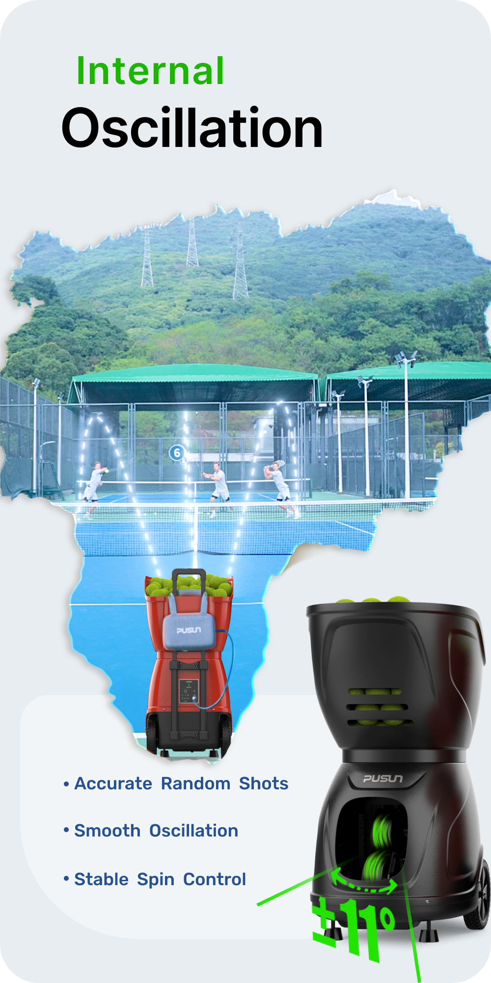 PT-9001 Tennis Ball Machine