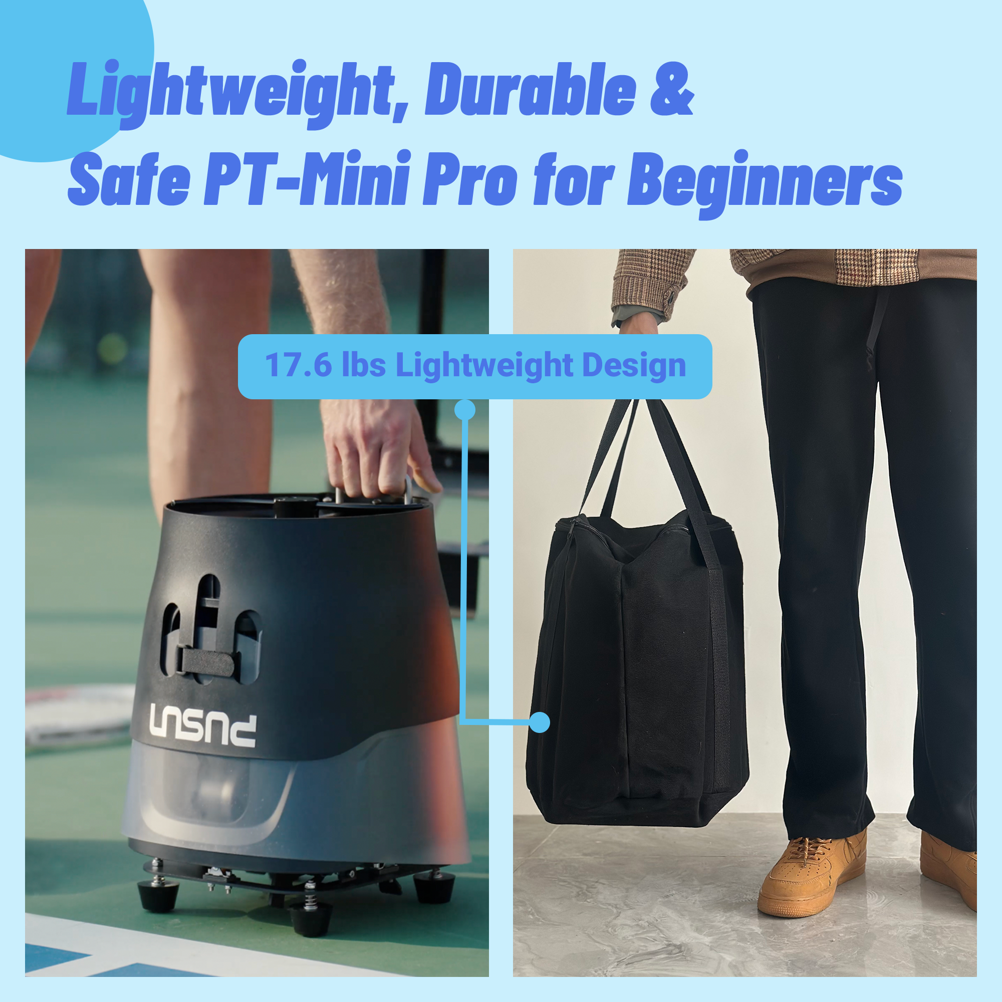 PT-MiniPro Tennis Ball Machine