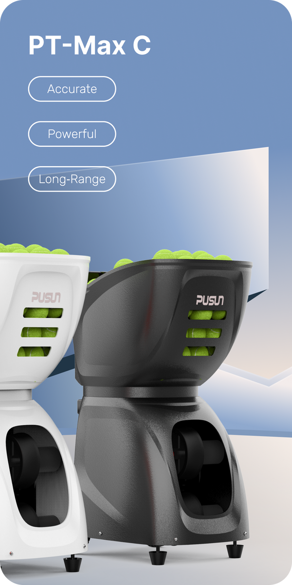 App-controlled tennis ball machine PT-MAX C