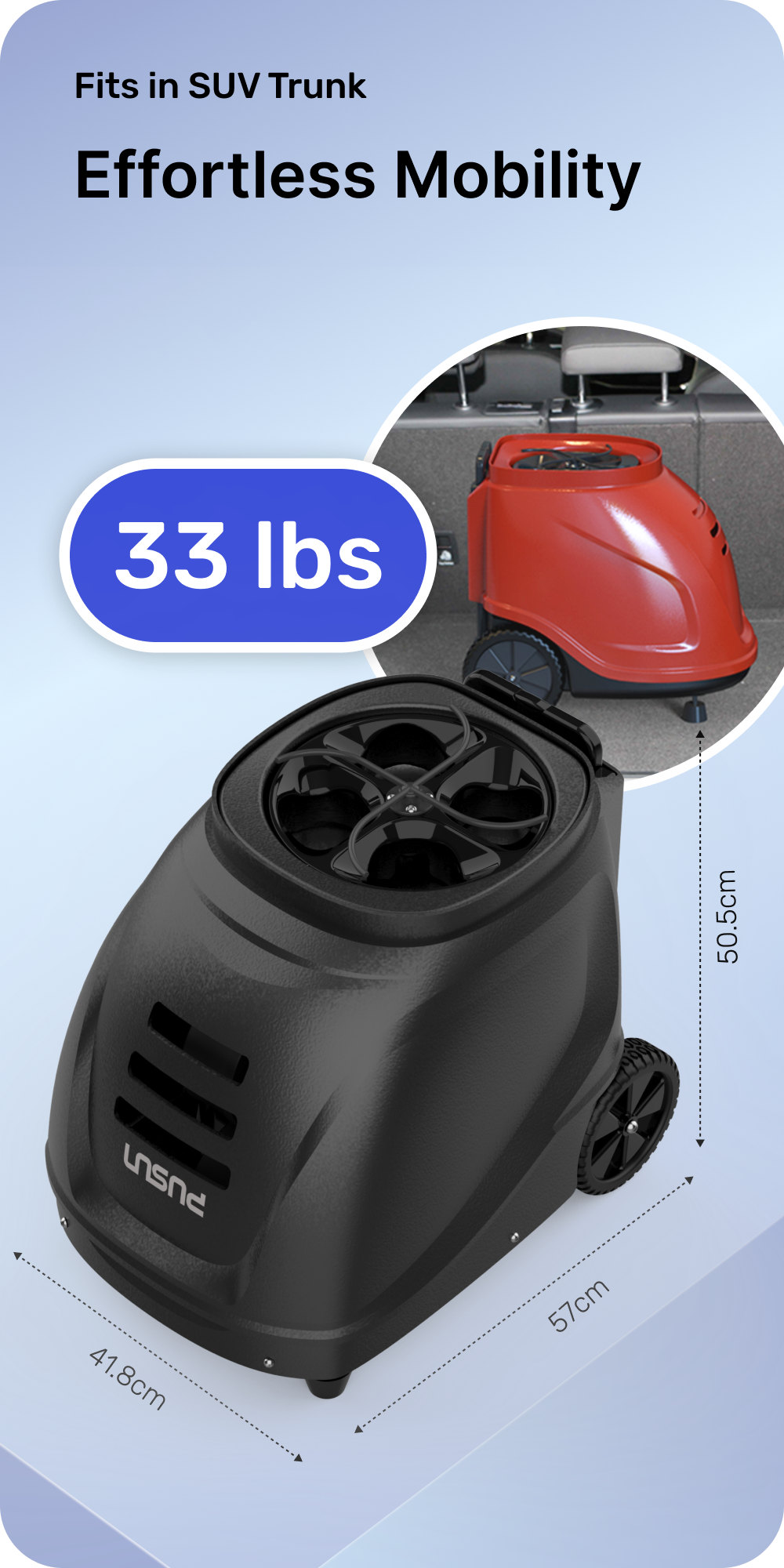 PT-MAX C Tennis ball machine