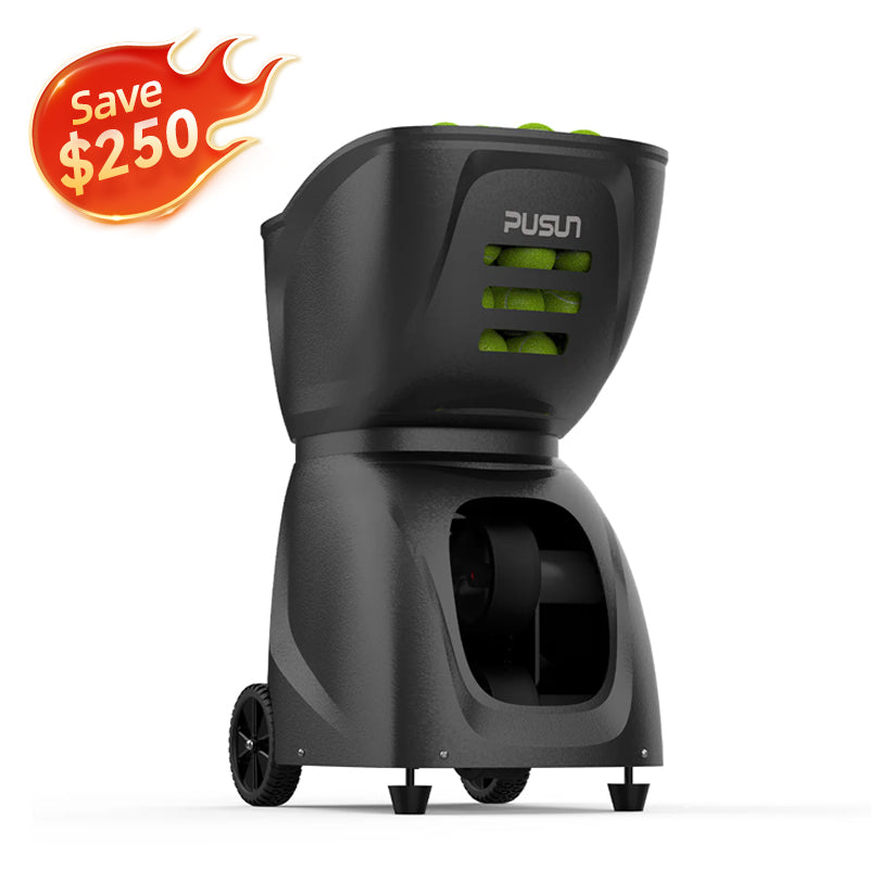 PUSUN PT-MAX C Tennis Ball Machine With APP Control & AI Drills