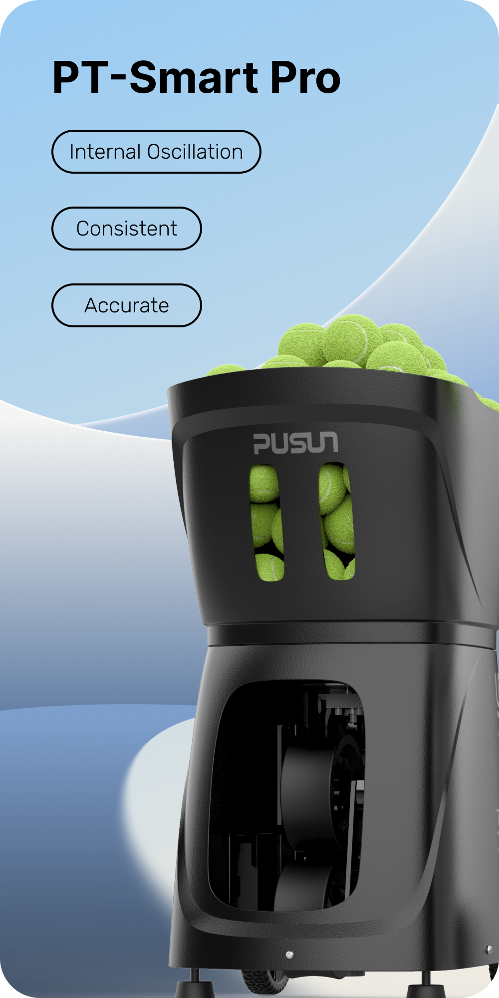 PT-Smart Pro Tennis Ball Machine