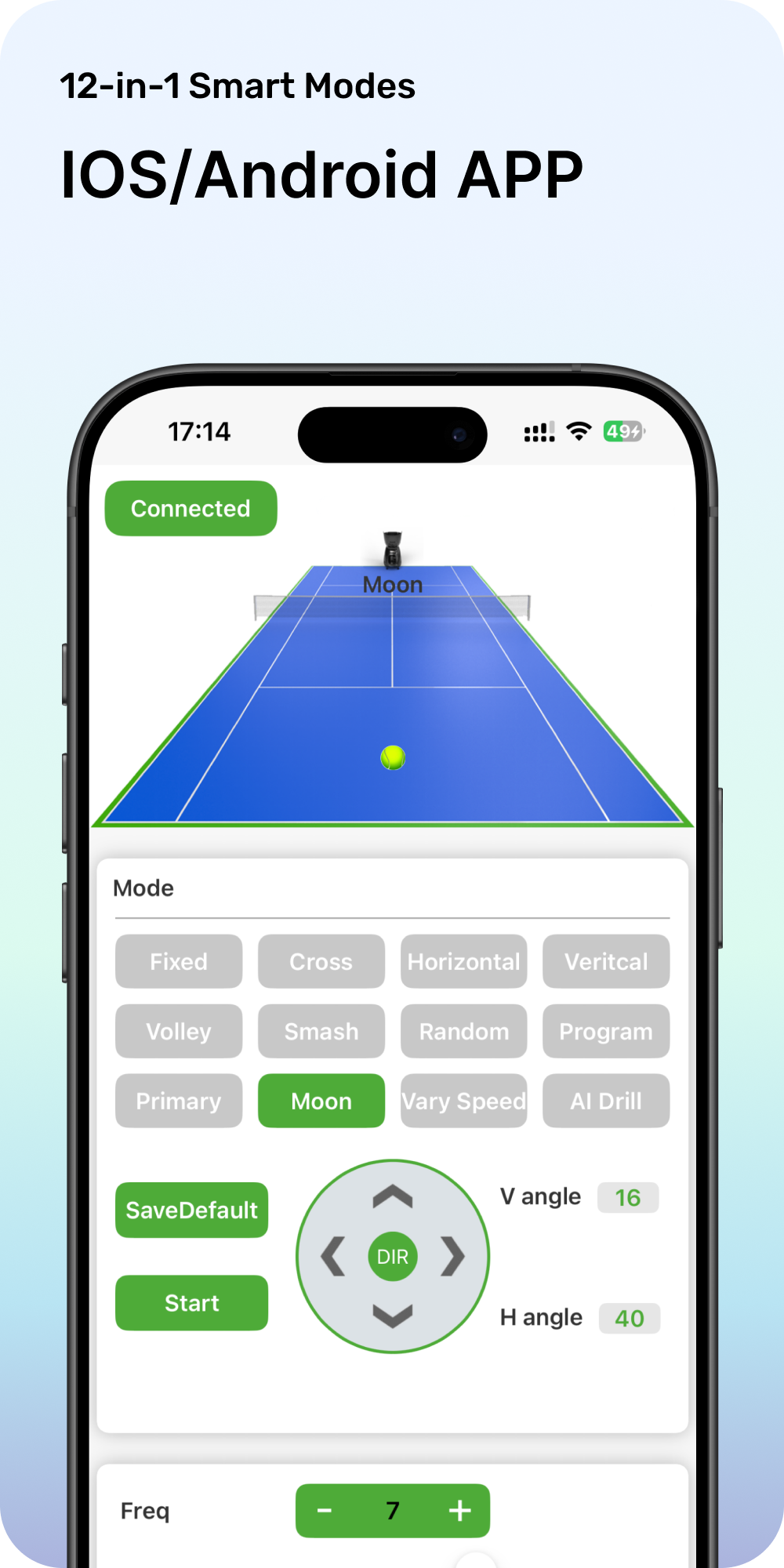 PT-Smart Pro Tennis Ball Machine